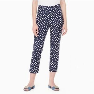 Kate Spade Navy Cloud Dot Cropped Pants